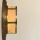 Vintage XL wall light, brass, copper and frosted glass, France, 1930.
