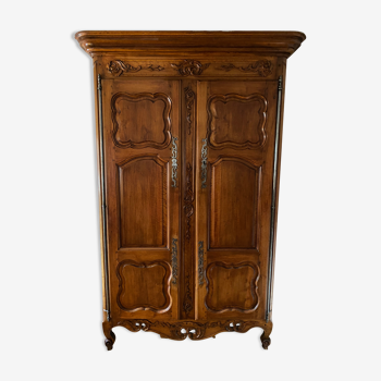 Cabinet Louis XV walnut 19th