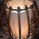Lampe à poser en rotin