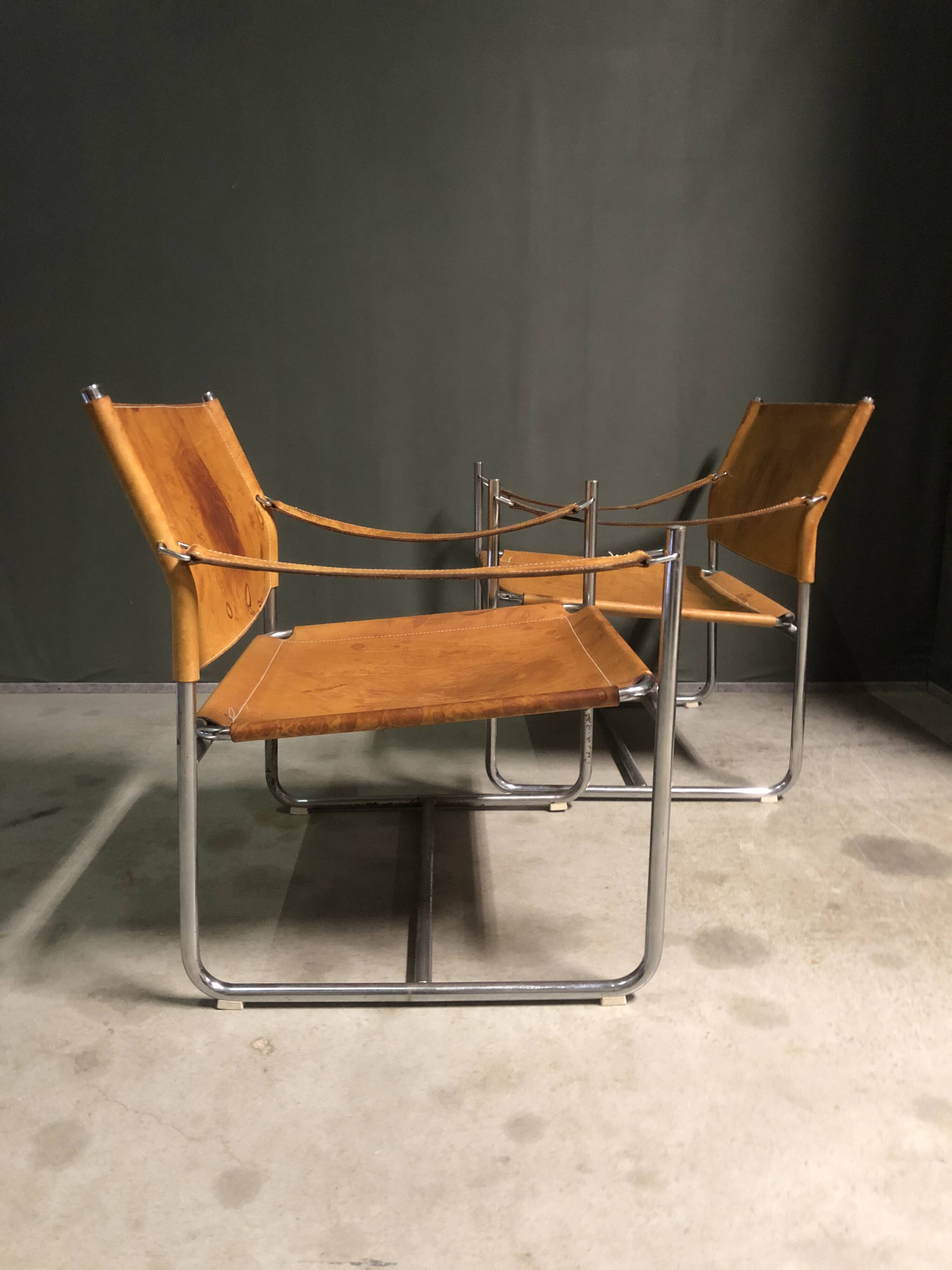 2 X fauteuils lounge Amiral de Karin Mobring, années 1970.