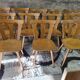 Set of 12 vintage Baumann 1970 bistro chairs