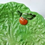 Vintage carlton ware cabbage and tomato slush plate made in england d 18.5 cm