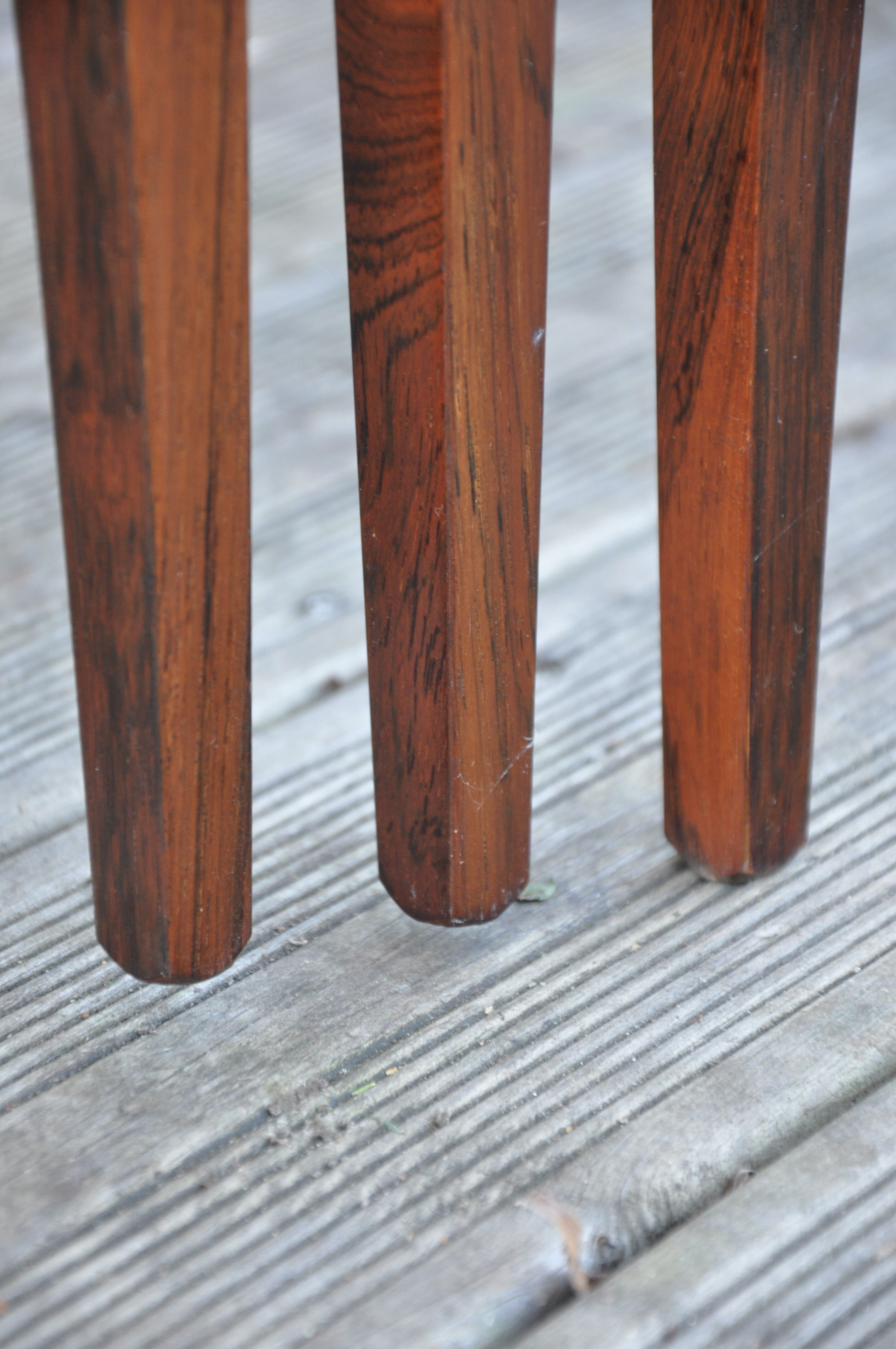 Kvalitet pull-out tables scandinavian 60s rosewood