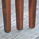 Kvalitet pull-out tables scandinavian 60s rosewood
