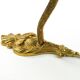 Rococo wall sconce, brass, Sweden, 1950s