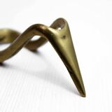 Vintage brass pipe holder