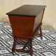 Furniture on wheels, oak and black