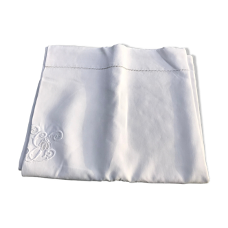 Old monogrammed sheet B M