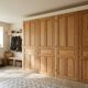 4 old cupboard doors in pitch pine