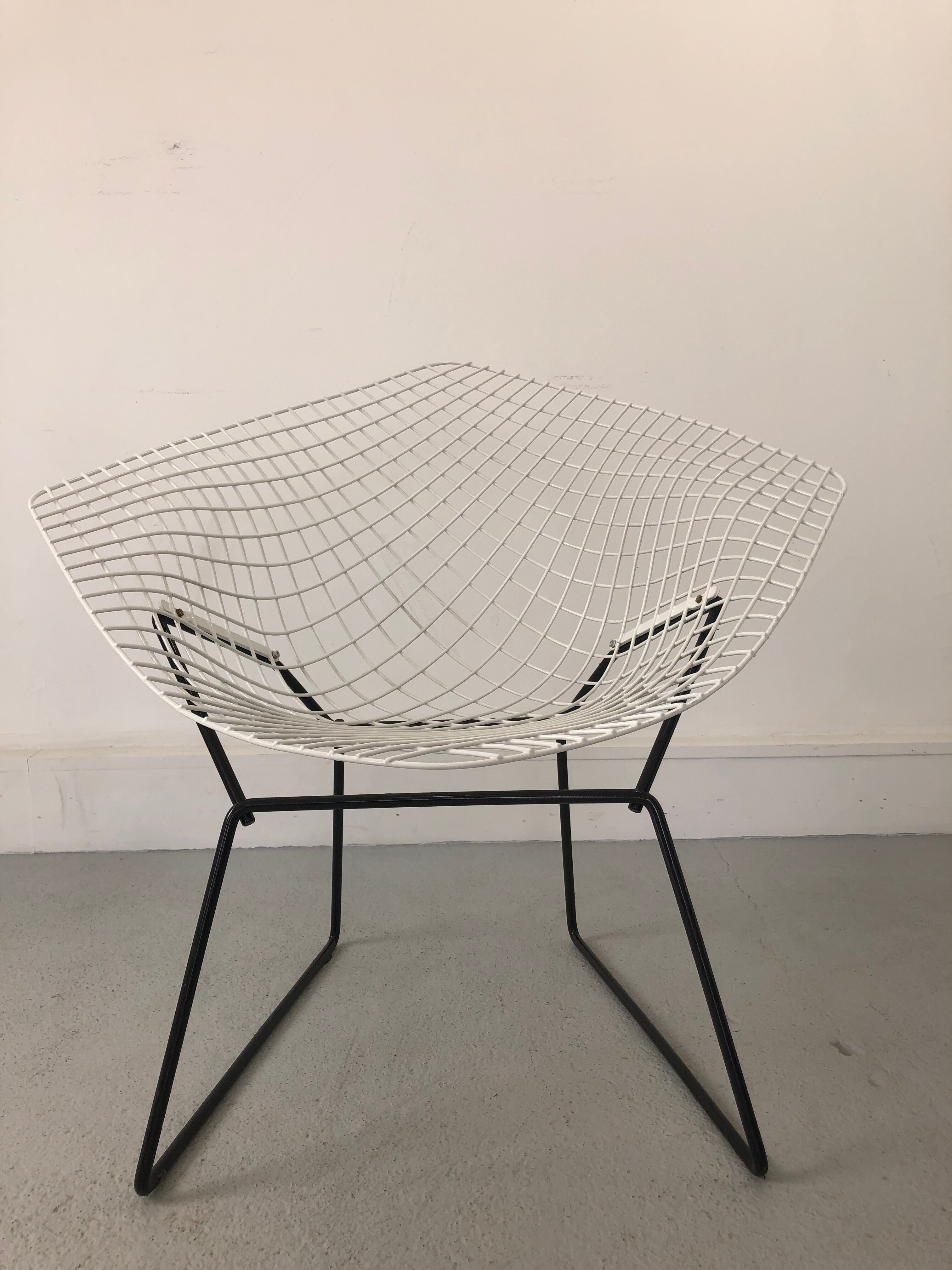 Vintage Diamond 421 Lounge Chair by Harry Bertoia for Knoll International