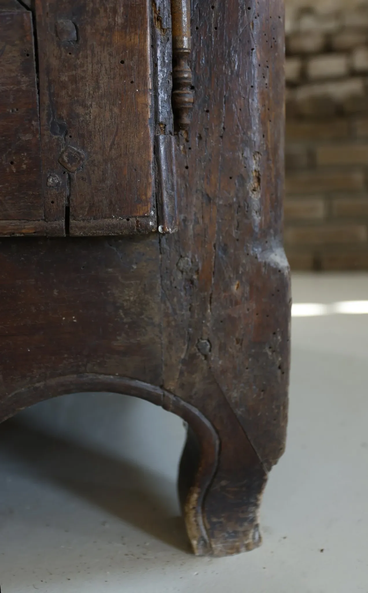 18th century French provincial confiturier cabinet