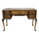 1930s English Chippendale desk in walnut burl.