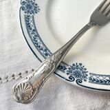 10 Vintage Rocaille Style Metal Forks