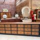 Immense workshop furniture from the early 20th century.