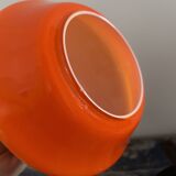 Vintage pendant light in orange opaline