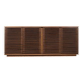 Stylish 20thc heals walnut sideboard by nathan yong c.1990