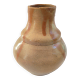 Stoneware vase signed Eugène Lion
