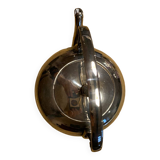 Silver metal teapot