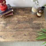 Vintage console side farm table