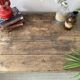 Vintage console side farm table