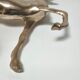 Cerf laiton massif stylisé vintage hauteur 38 cm