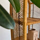 Natural rattan and cane bookshelf – 1970s
