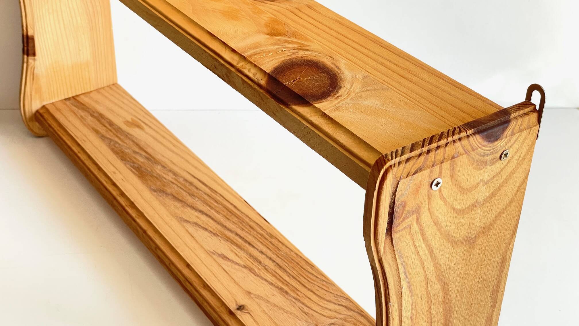 Vintage wooden shelf
