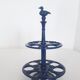 Vintage egg holder - Midnight blue enamelled cast iron - 1960