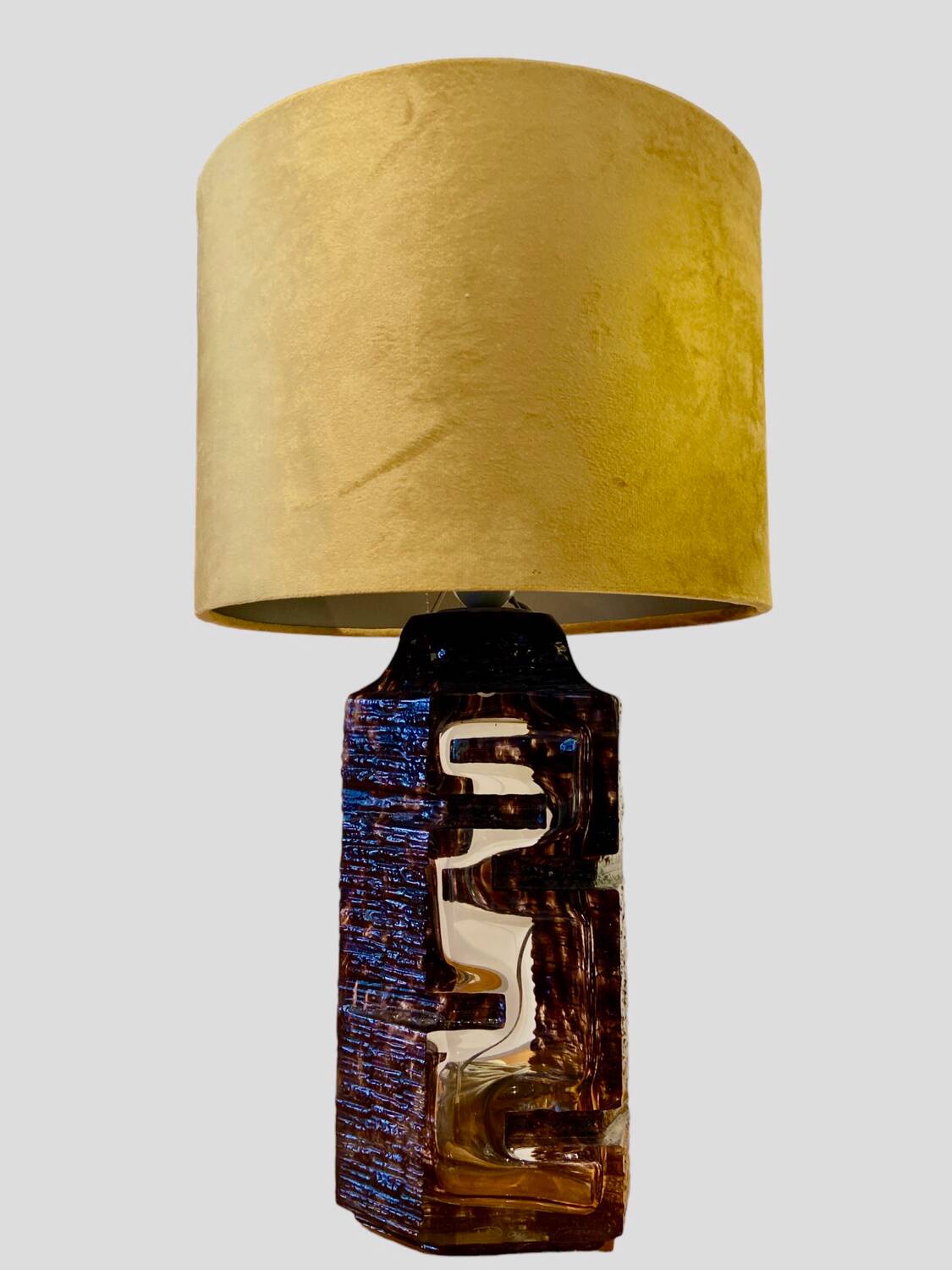 Lampe en cristal de César Baldaccini pour Daum, modèle Argos
