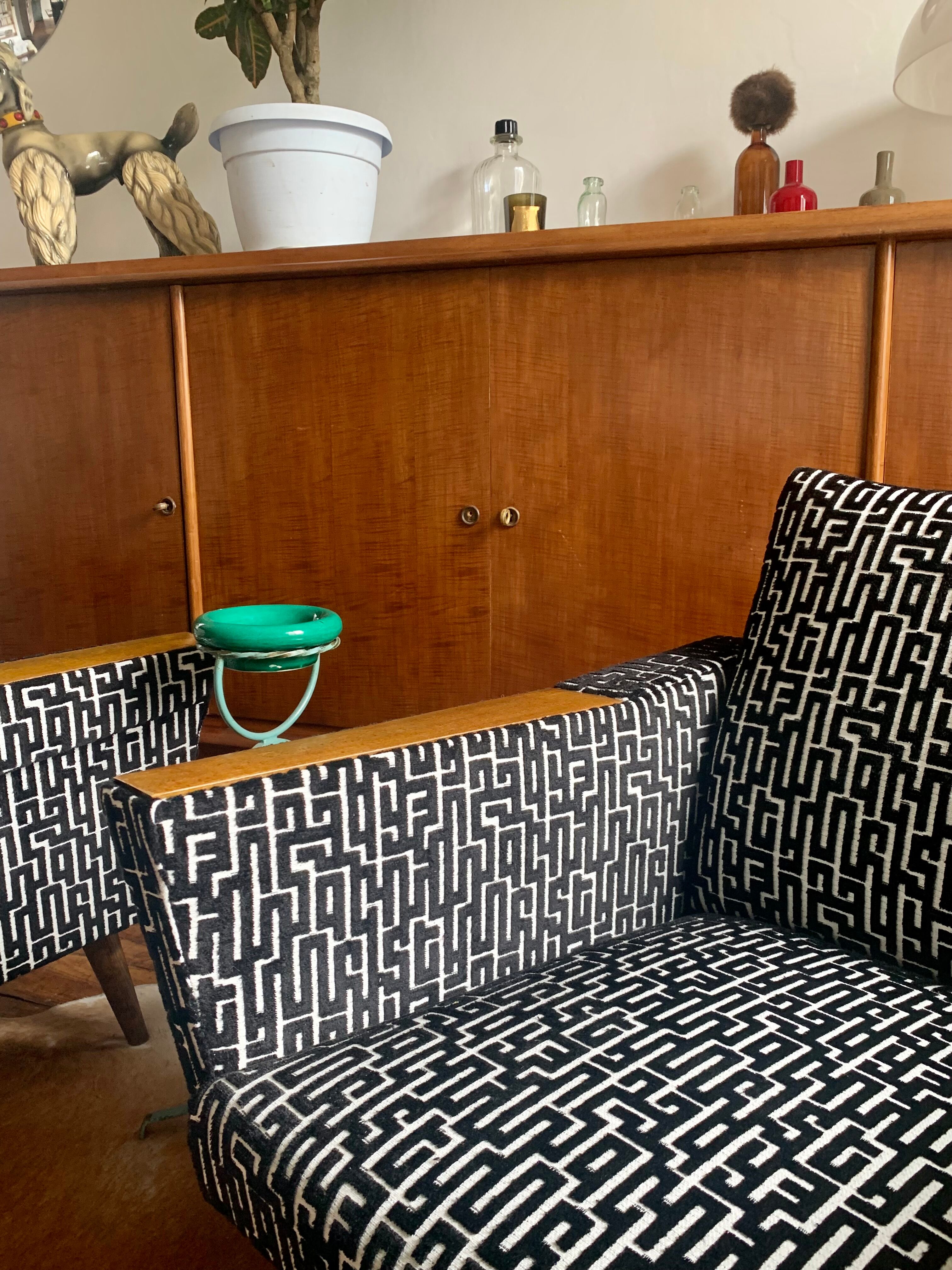 Paire de fauteuils 50's