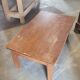 Table basse de ferme en chêne , un tiroir 1950 -1m