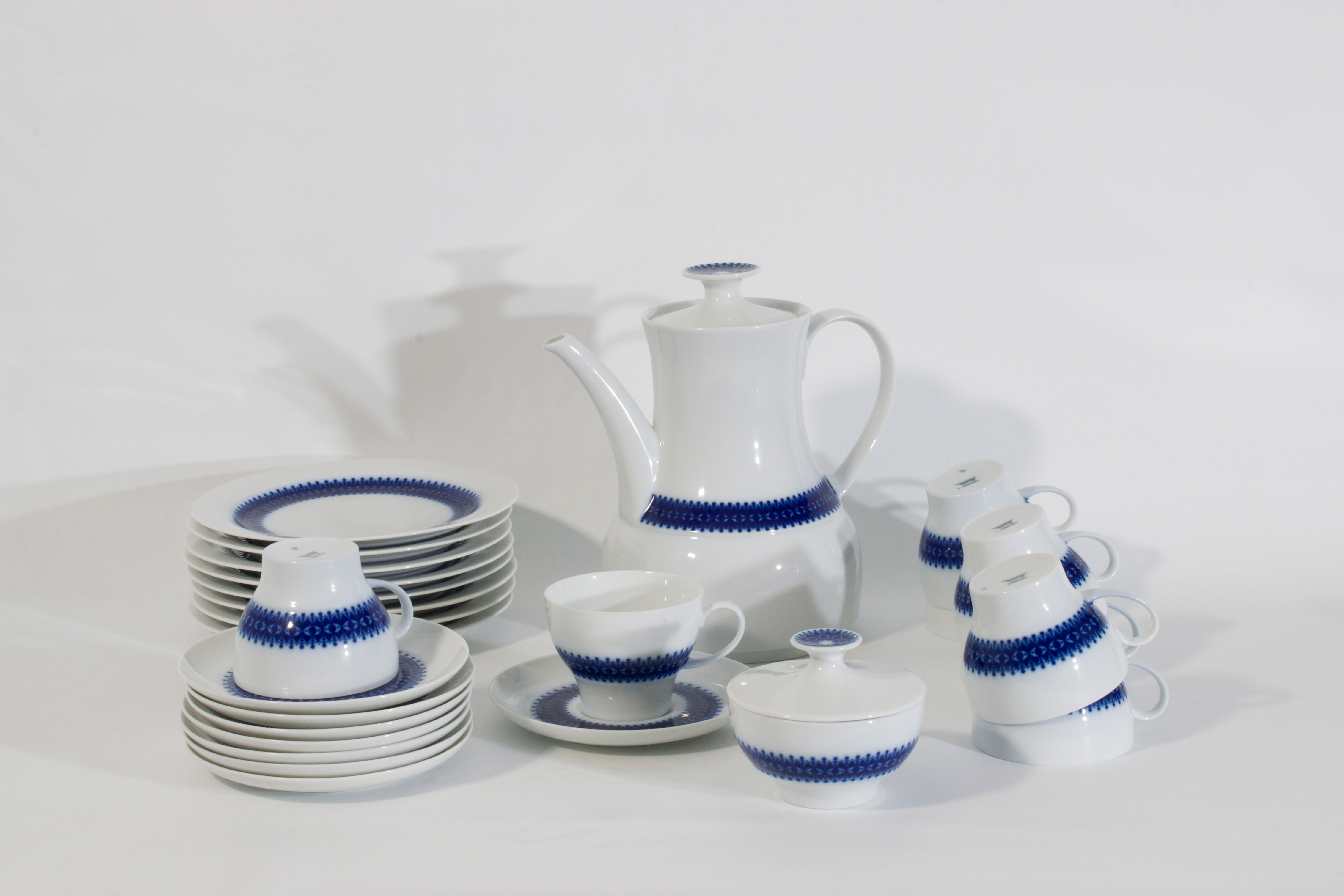 Tea / coffee service from Tapio Wirkkala for Thomas (Rosenthal Group) 8 people