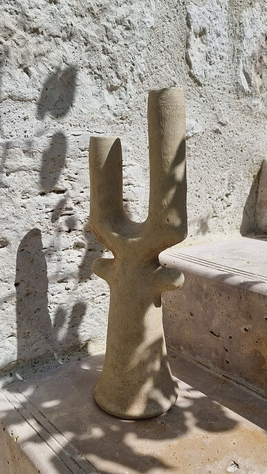 Tamegroute ceramic candle holder