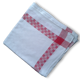 Tablecloth tea cotton white and Red damask