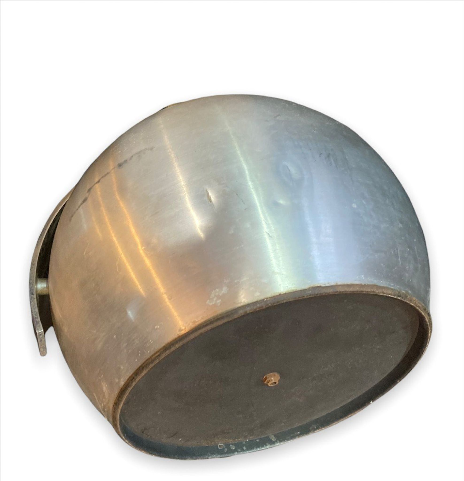 Lampe moderniste en acier brossé circa 1960-1970, Kappa