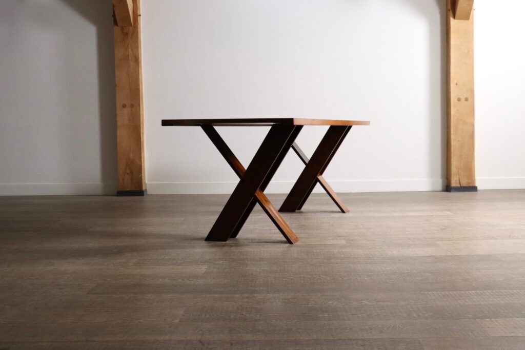 TL58 dining table in walnut by Marco Zanuso for Poggi, Italy 1960s