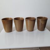 4 tasses à café grès Digoin