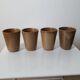 4 Digoin sandstone coffee cups