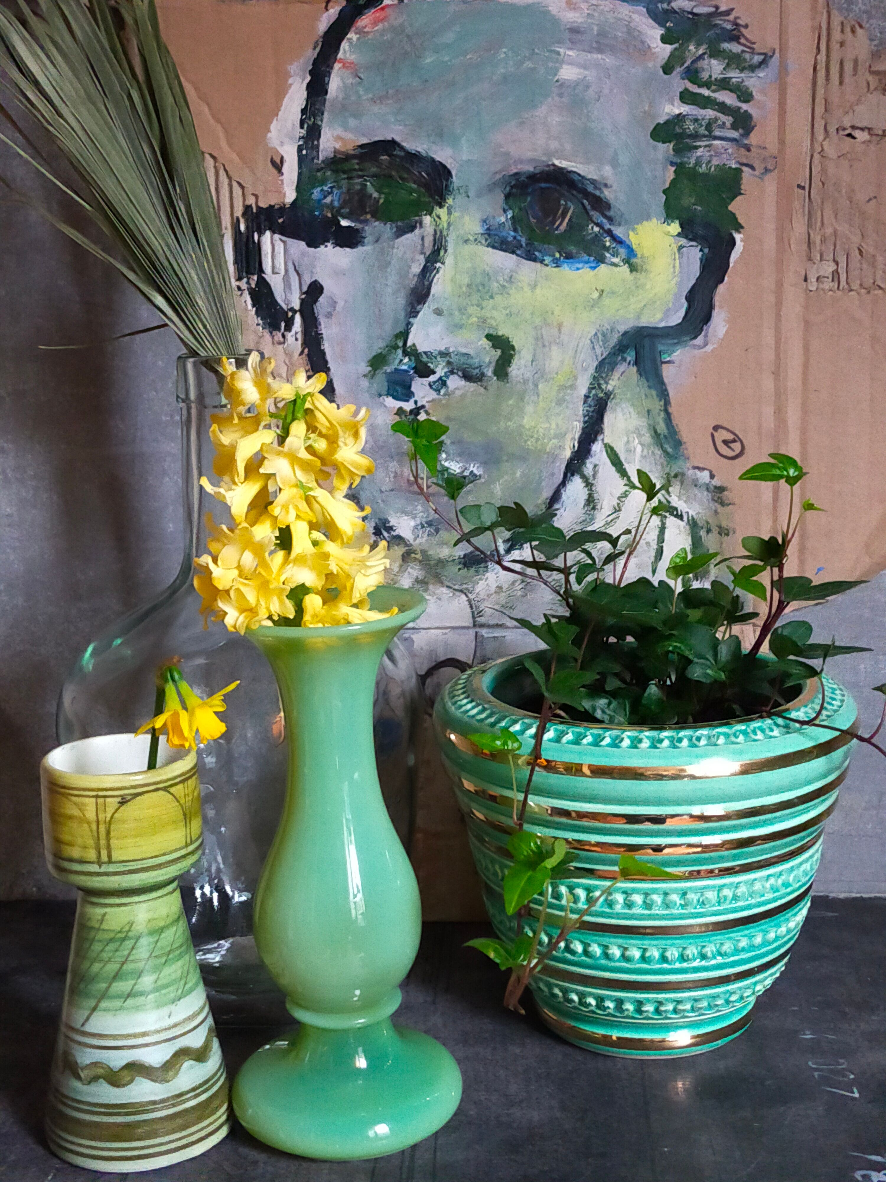 Opaline soliflore vase early twentieth century