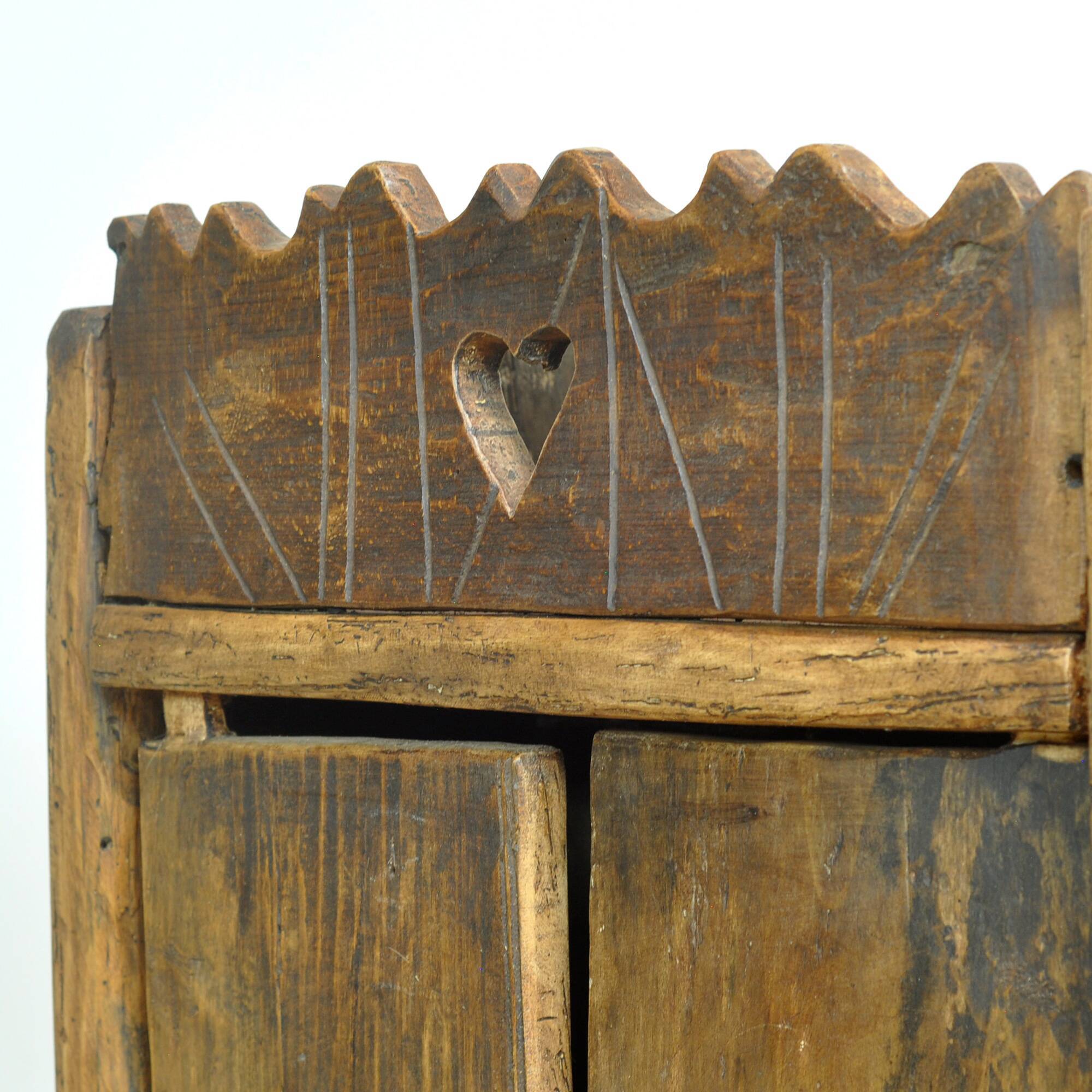 Romanian folk art cabinet, circa 1950