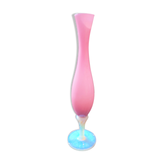Pink opaline vase