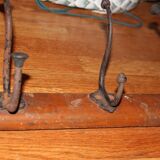 Antique workshop coat rack