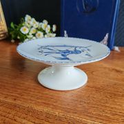 Limoges Porcelain Footed Plate