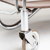 Foldable service on vintage wheels