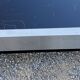 Coffee table in brushed steel and black tinted glass from the 70s