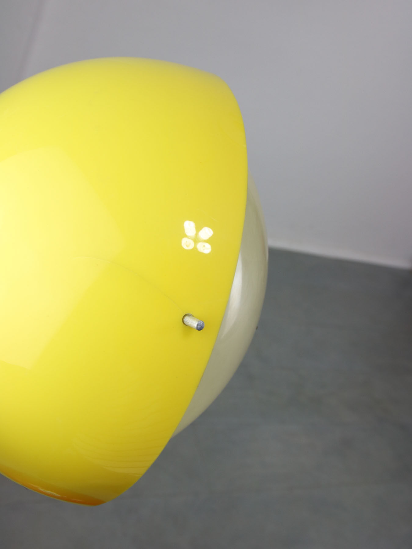 Set of 3 Space Age Pendant Lamps