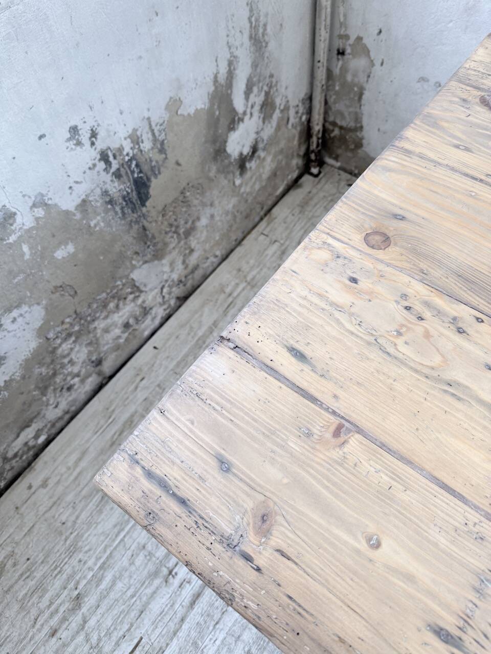 1950 pine farmhouse table 2m