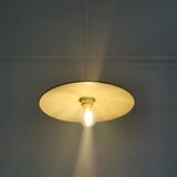 Suspension flat enamelled sheet black old, industrial, year 50