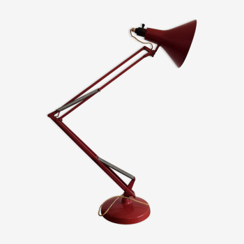 Vintage red architect lamp