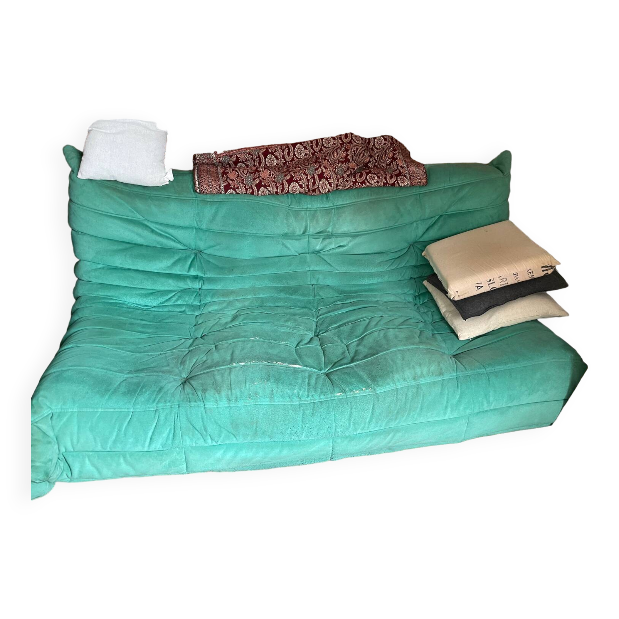 Togo (roset) 3 seats green Alcantara